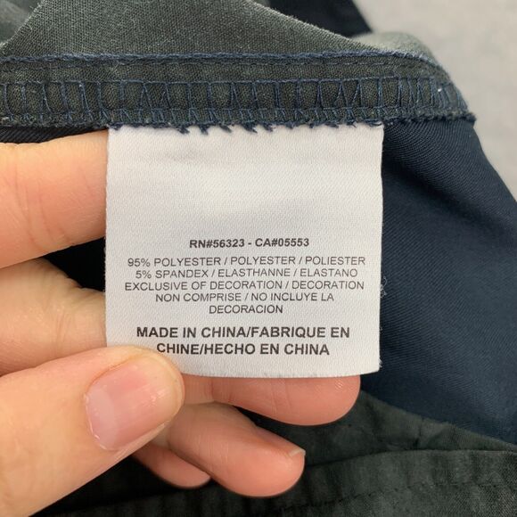 Nike Golf Short Mens 40 Navy Tech Chino Flat Front Dri Fit Stretch Moisture Wick - Picture 11 of 15